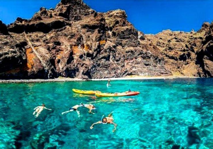 Apartamento Incleibles Vistas Al Oceano Y Piscina. Acantilado de los Gigantes Luaran gambar